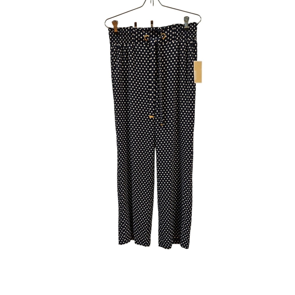 Michael Kors Polka Dot Drawstring Pants Women's Size S
